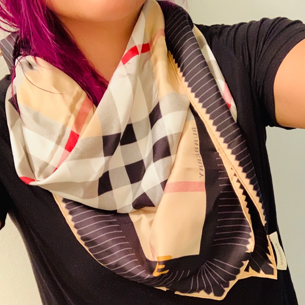Burberry Silk Scarf/wrap